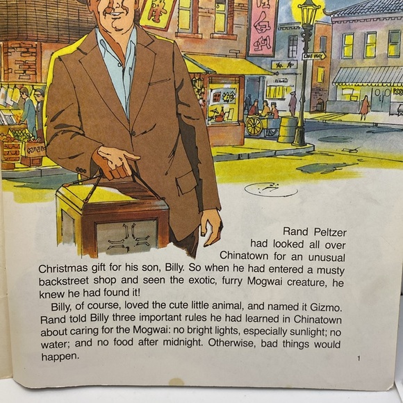 Gizmo and the Gremlins Story 2 Vinyl Record and Book Vintage - Picture 6 of 10